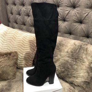 Black Knee High Boots